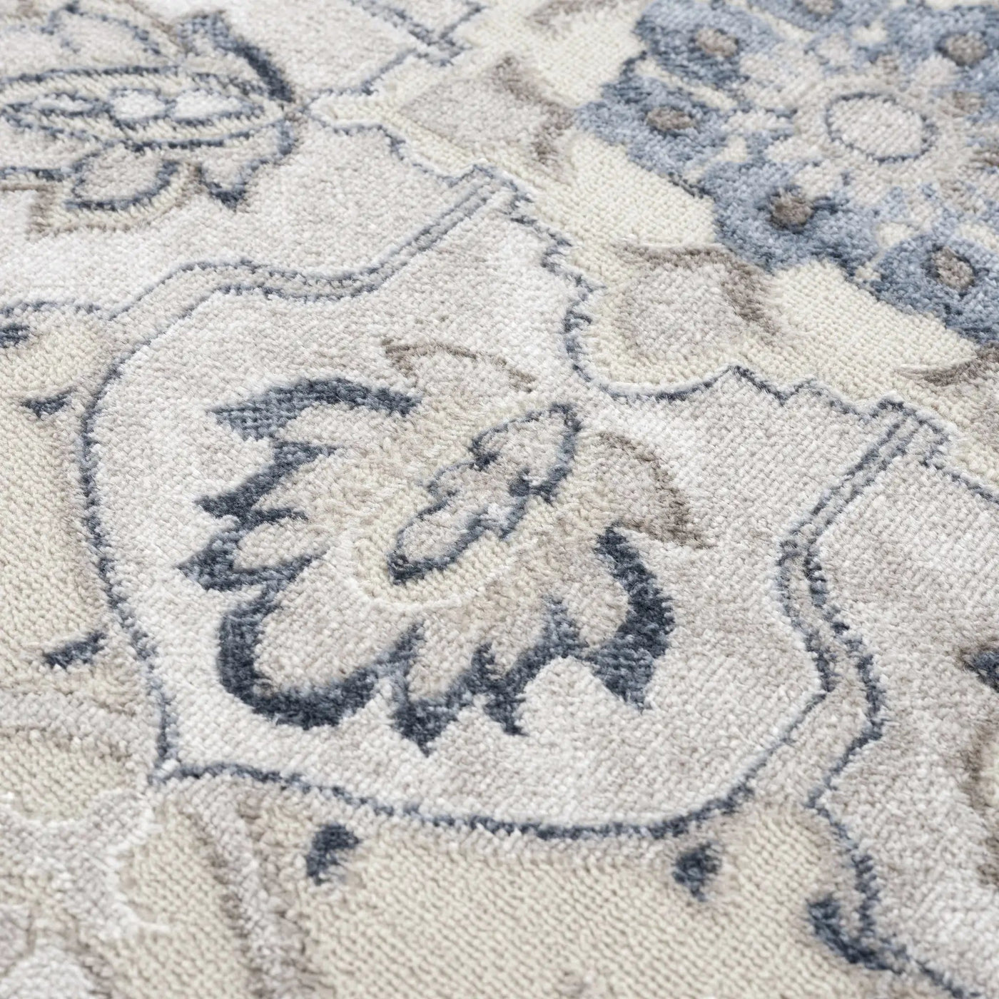 Calum Blue & Gray Area Rug - Clearance by Boutique Rugs