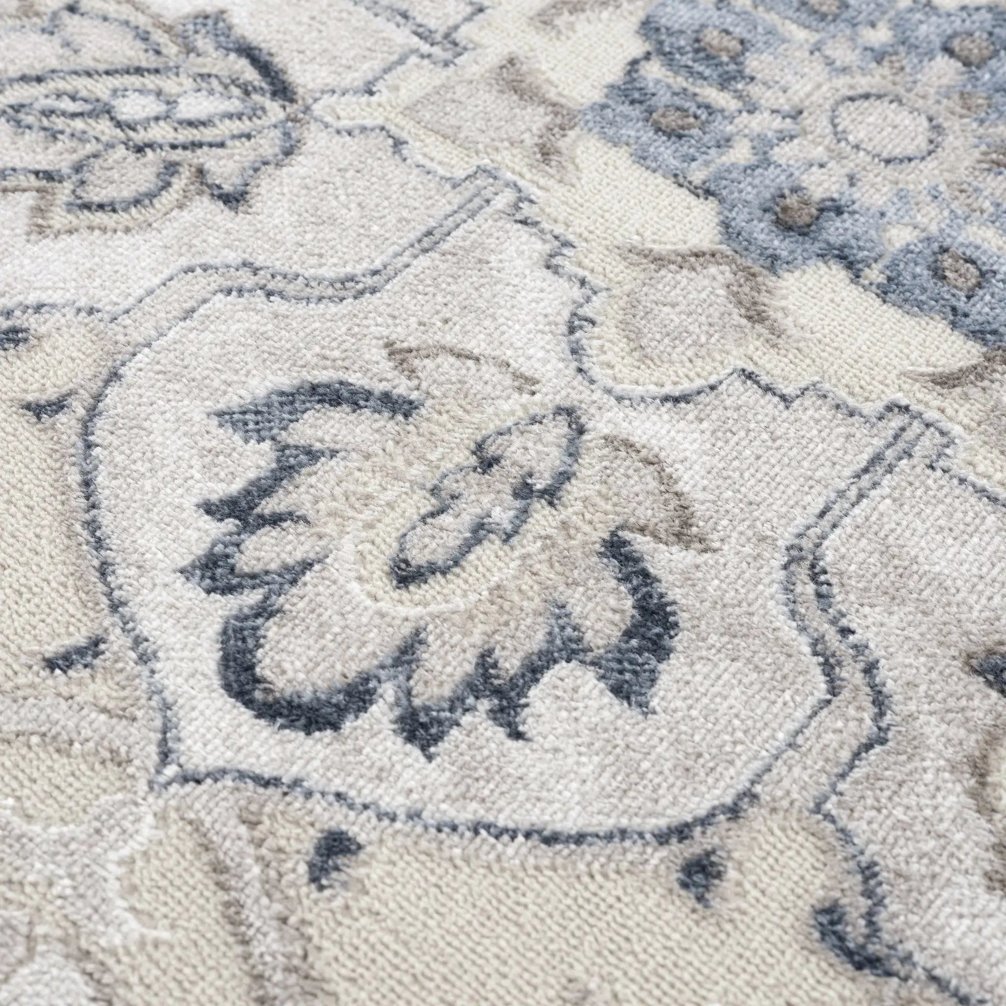 Calum Blue & Gray Area Rug - Clearance by Boutique Rugs