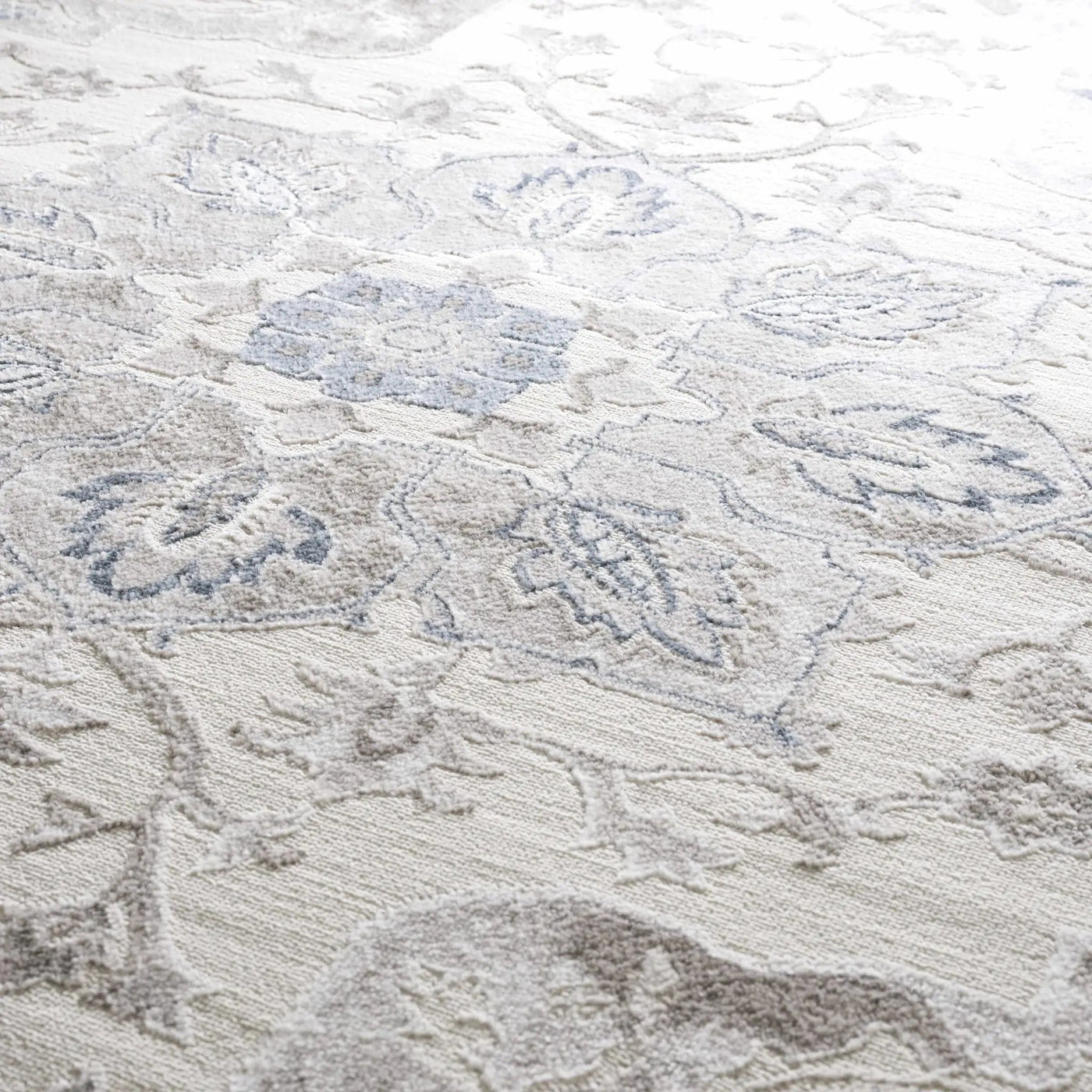 Calum Blue & Gray Area Rug - Clearance by Boutique Rugs