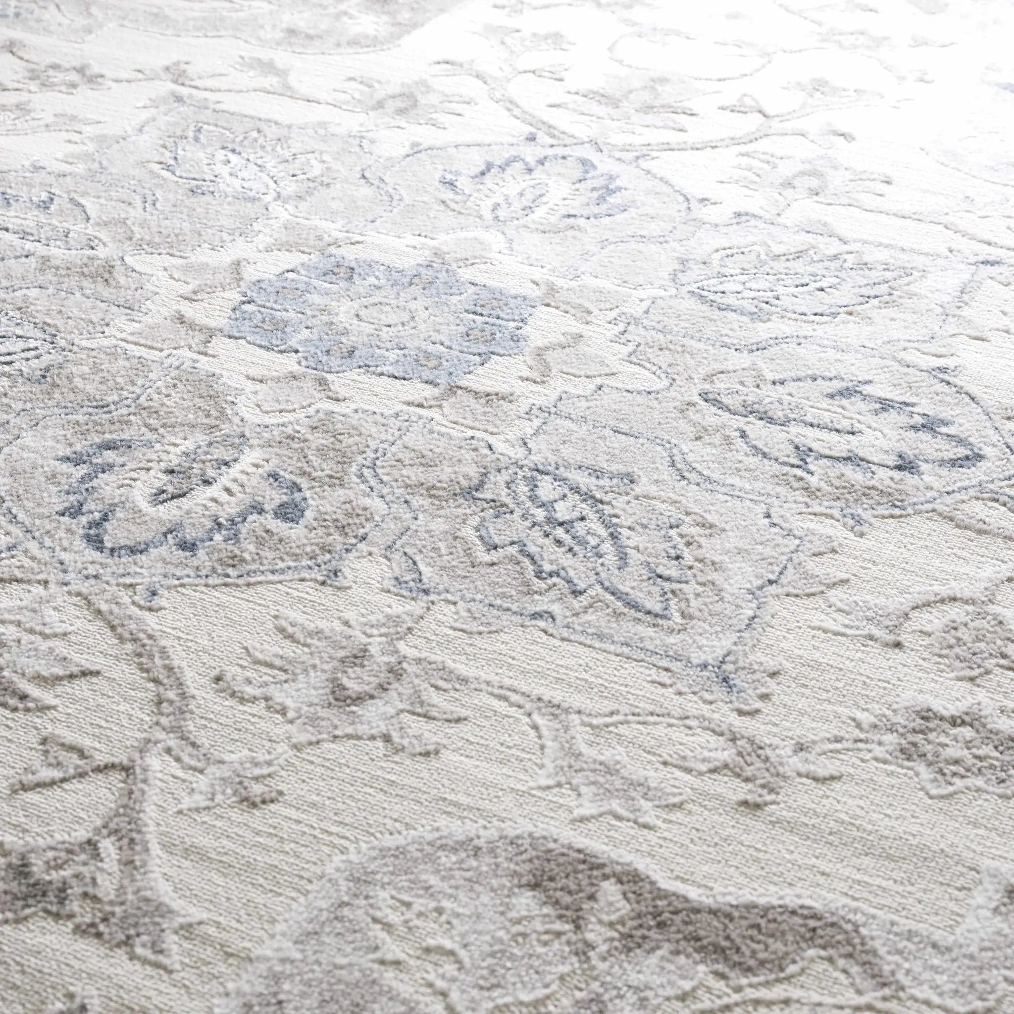 Calum Blue & Gray Area Rug - Clearance by Boutique Rugs