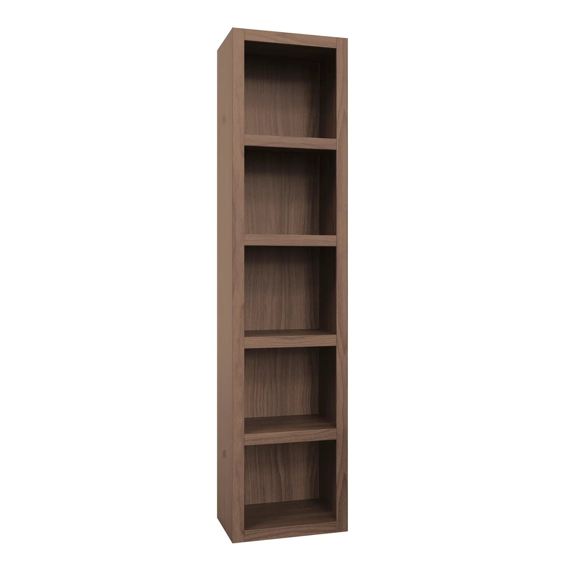 Brown Natural Wood Grain 85-in Tall Wooden Bookcase Shelf by Sharicks
