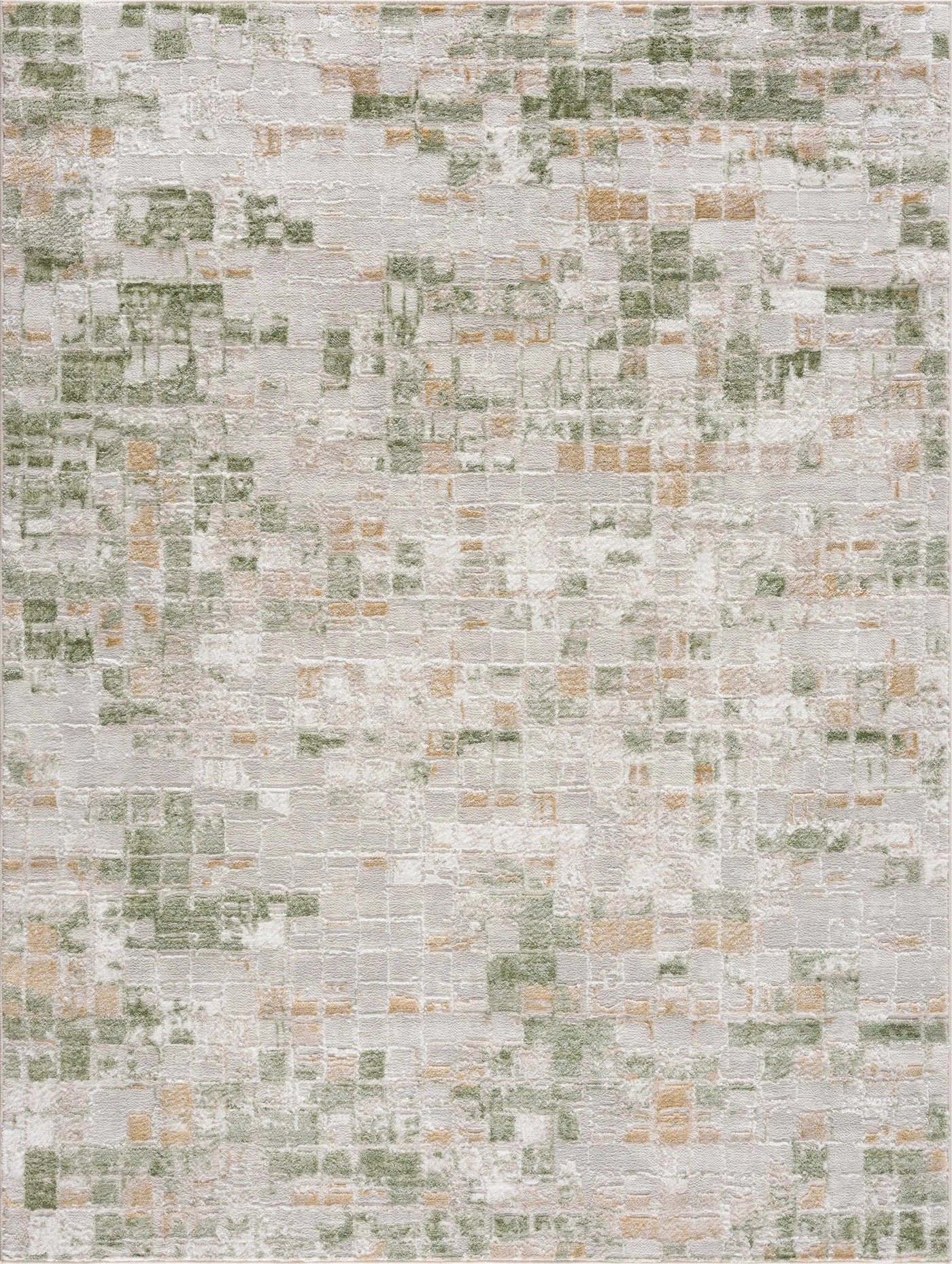 Liveri Green Mosaic Rug by Boutique Rugs