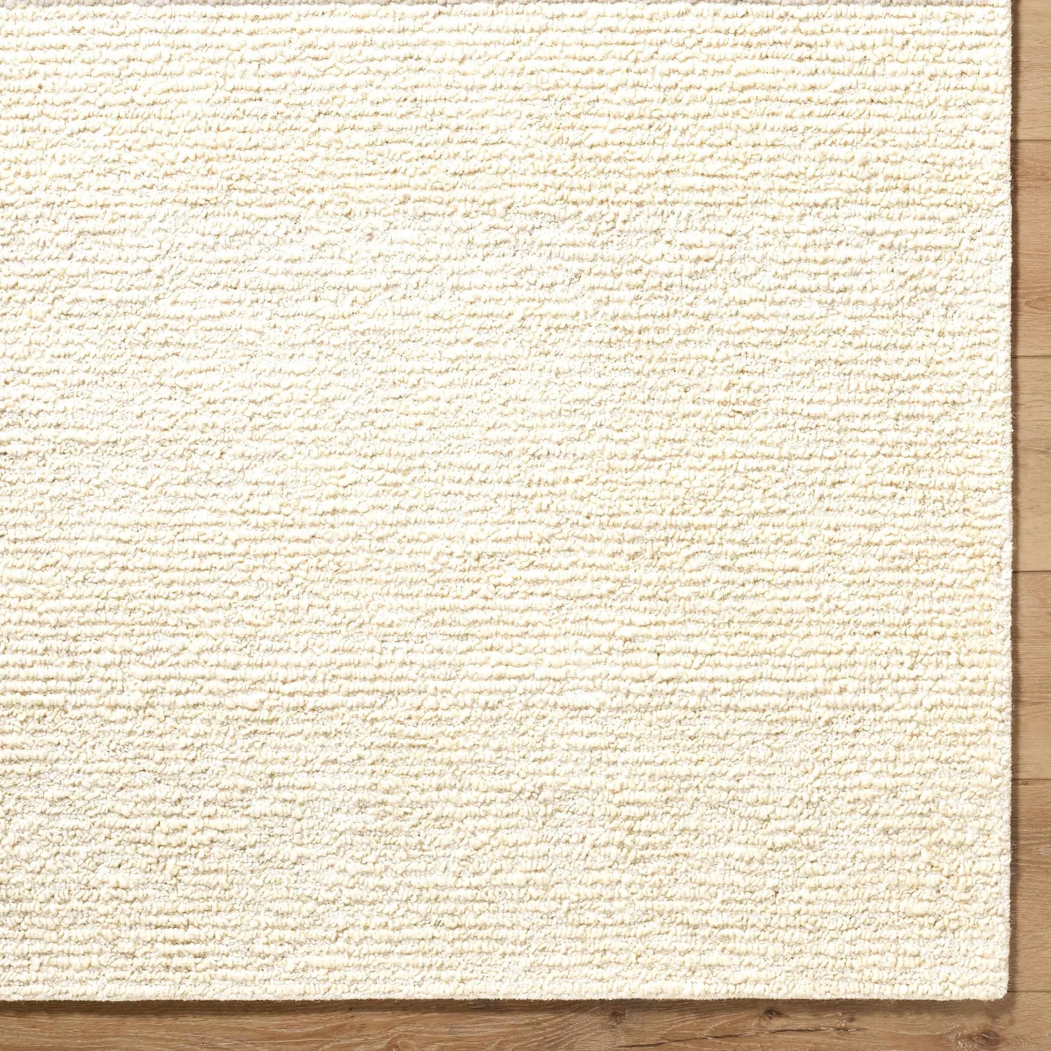 Winta Cream Wool Area Rug by Boutique Rugs
