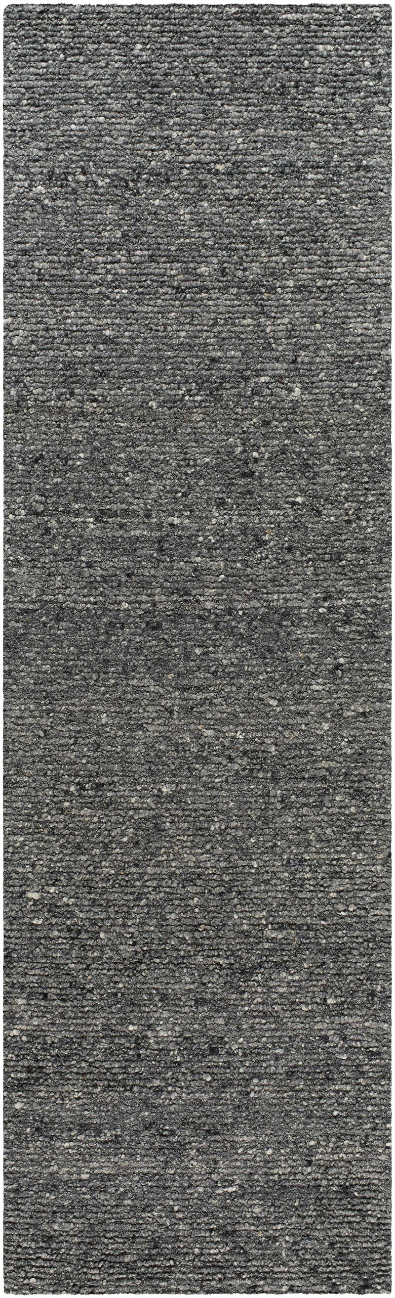 Winta Black Wool Area Rug by Boutique Rugs