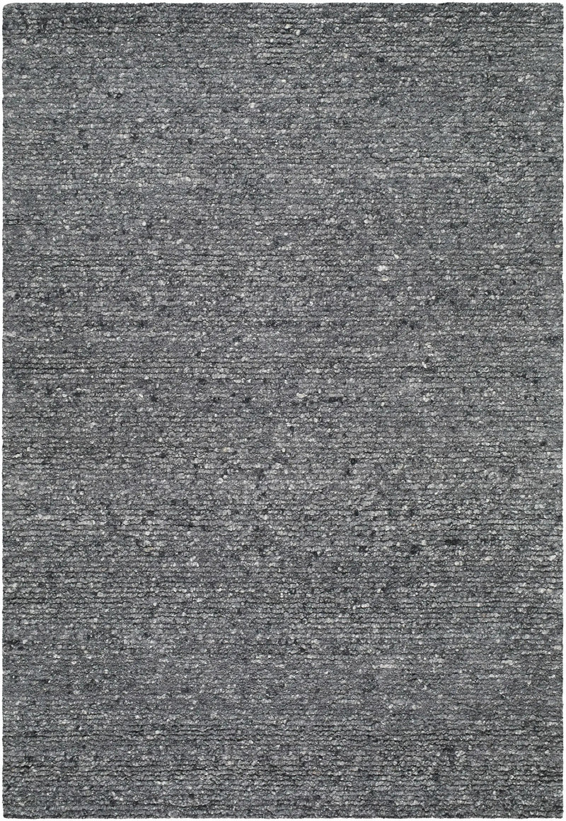 Winta Black Wool Area Rug by Boutique Rugs