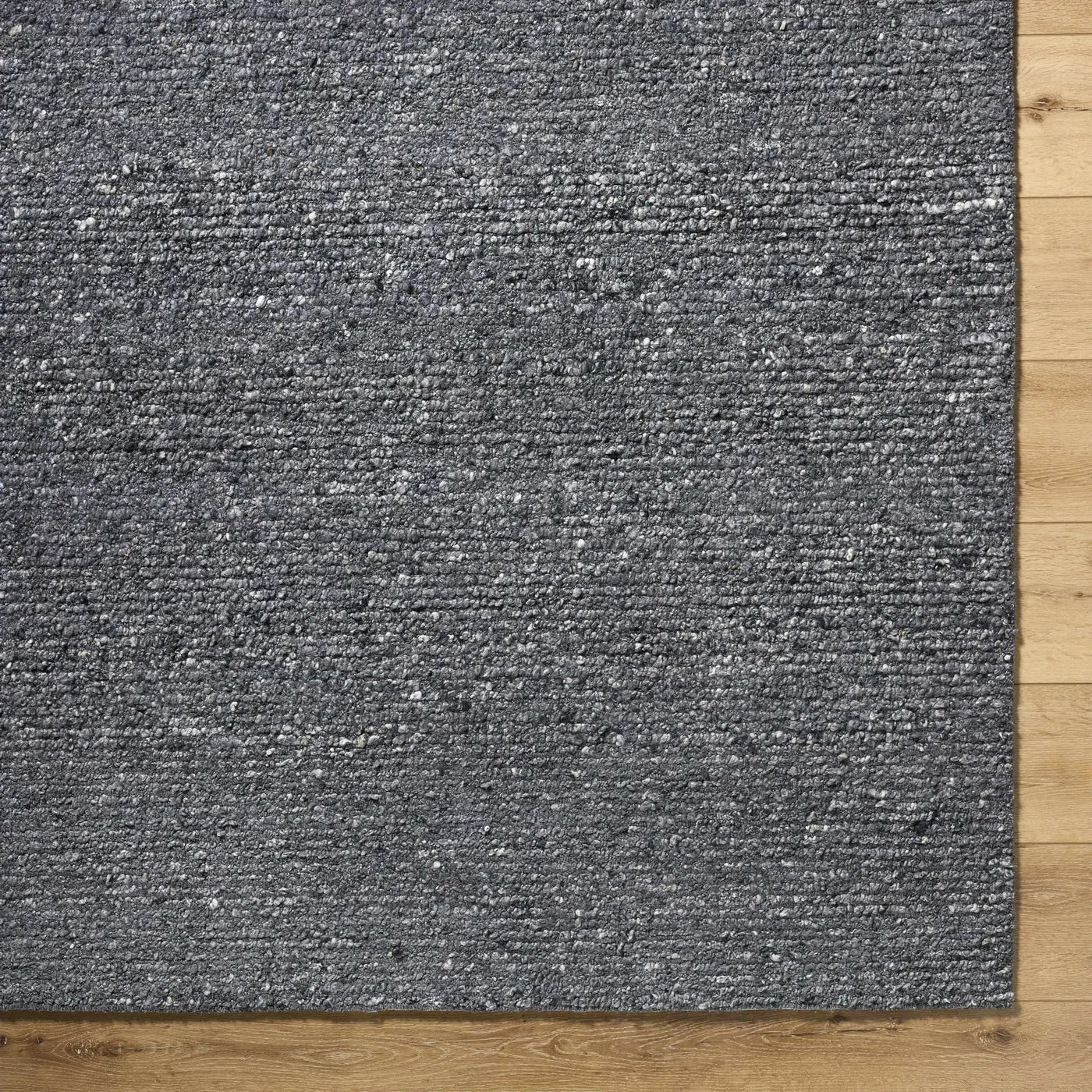 Winta Black Wool Area Rug by Boutique Rugs