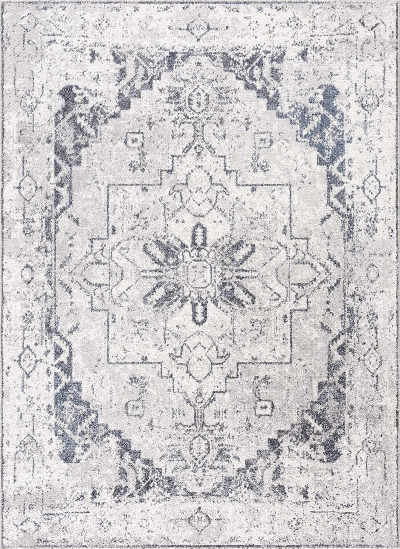 Hera Ivory Boutique Washable Rug - Clearance by Boutique Rugs