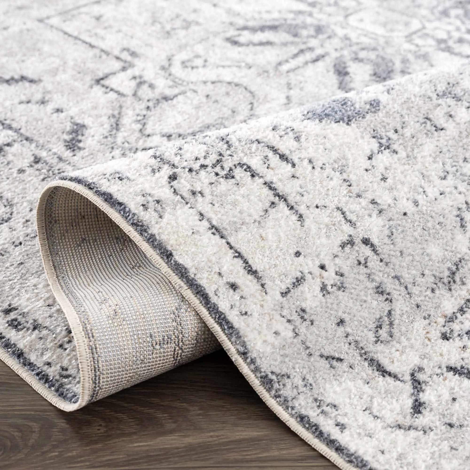Hera Ivory Boutique Washable Rug - Clearance by Boutique Rugs