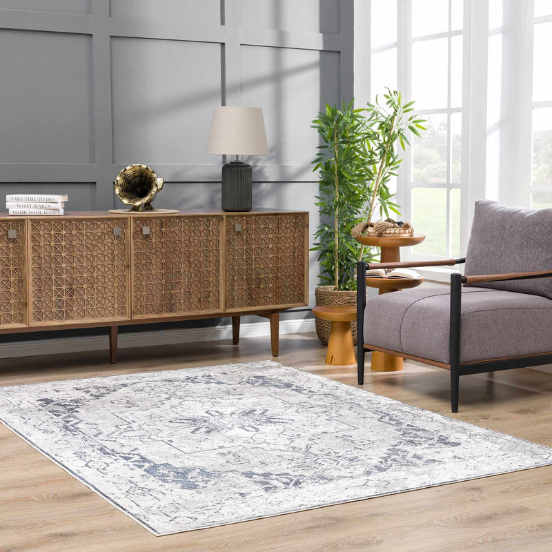 Hera Ivory Boutique Washable Rug - Clearance by Boutique Rugs
