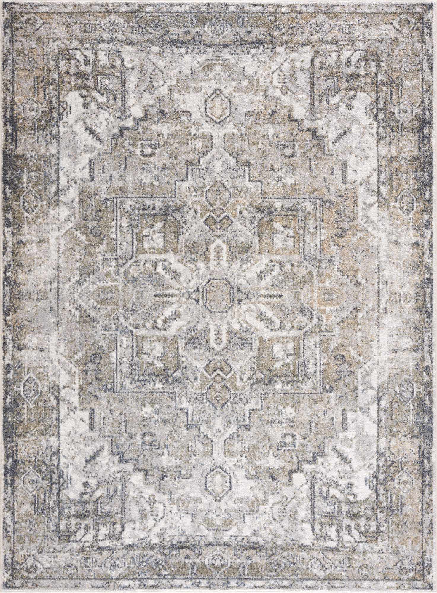 Hera Olive Boutique Washable Rug by Boutique Rugs