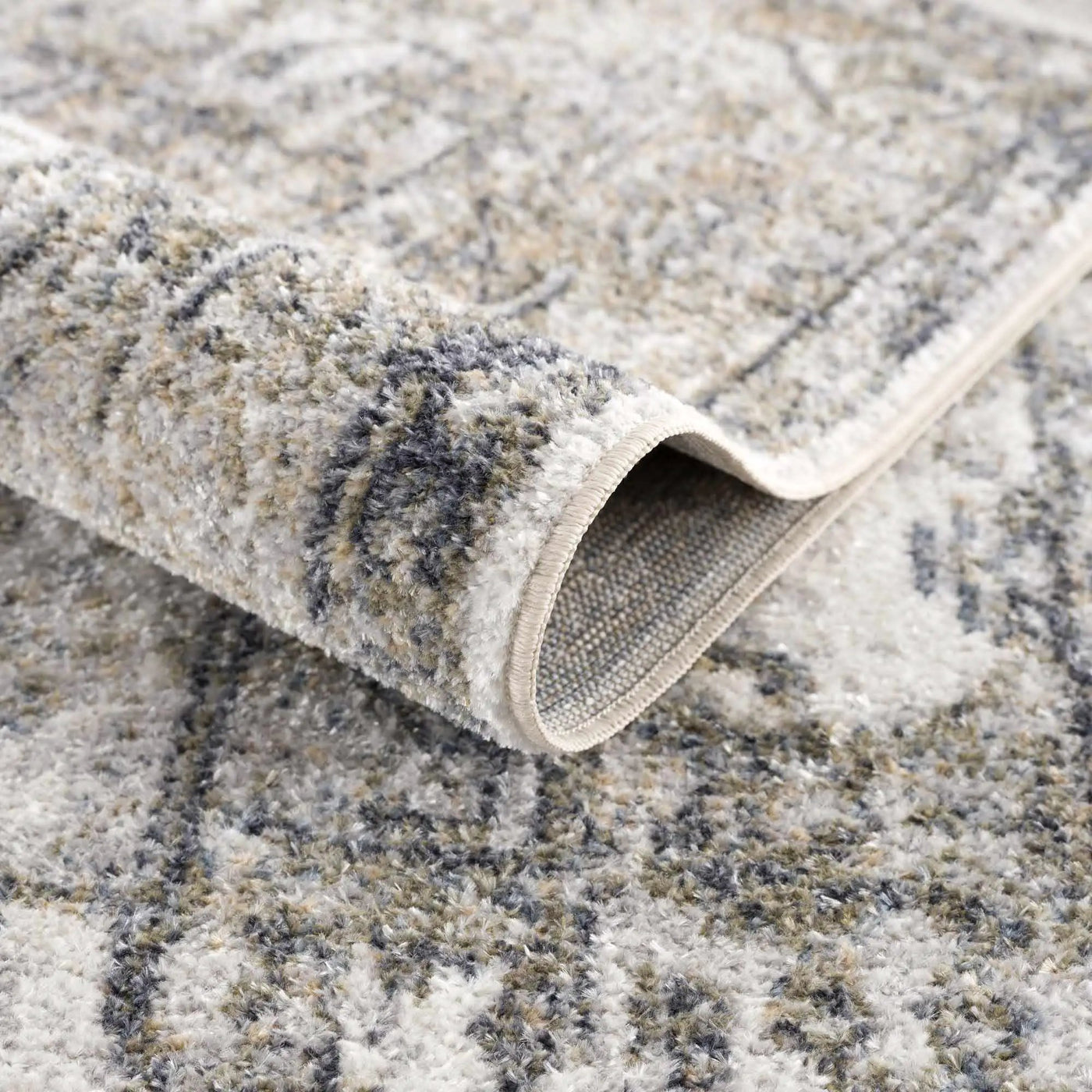 Hera Olive Boutique Washable Rug by Boutique Rugs