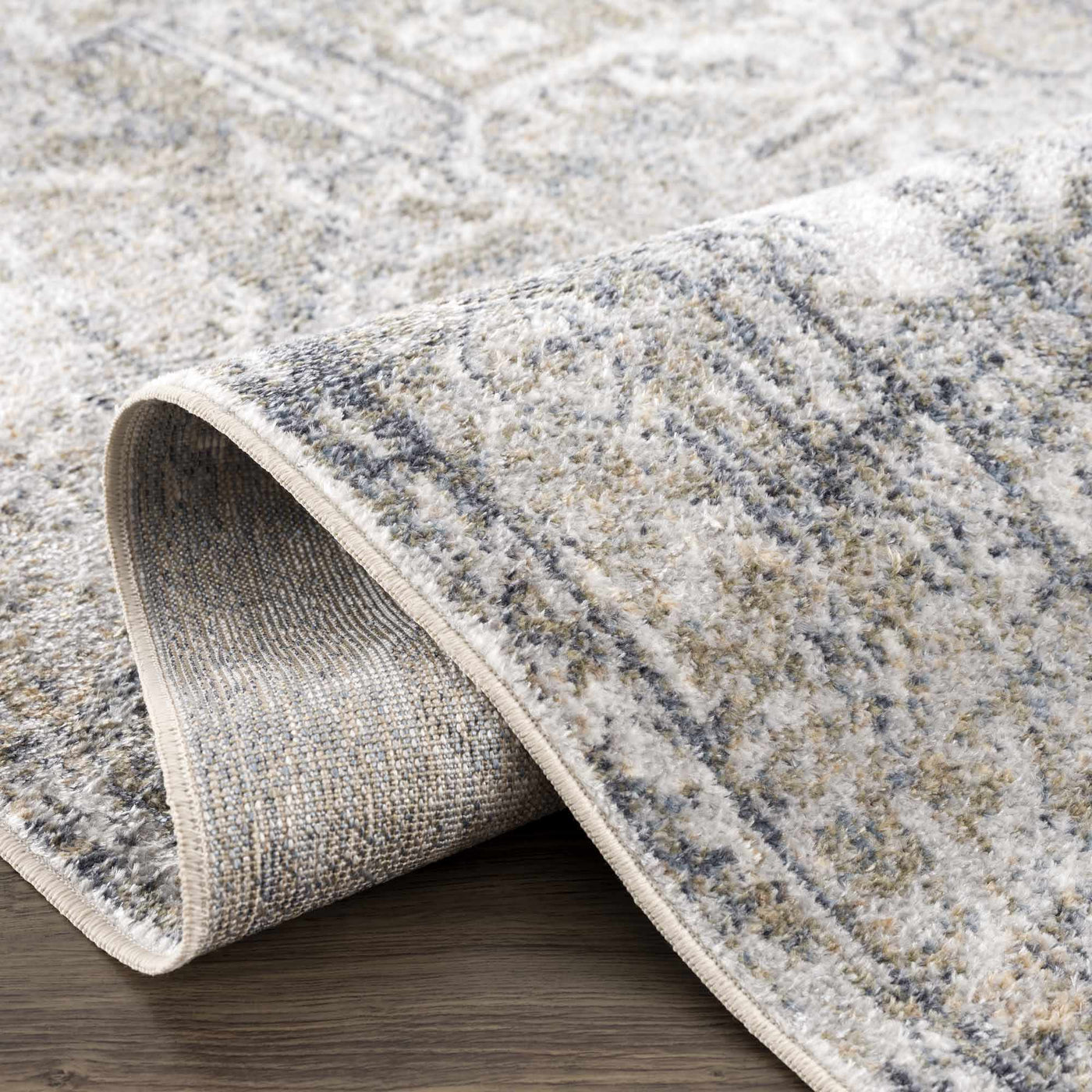 Hera Olive Boutique Washable Rug by Boutique Rugs