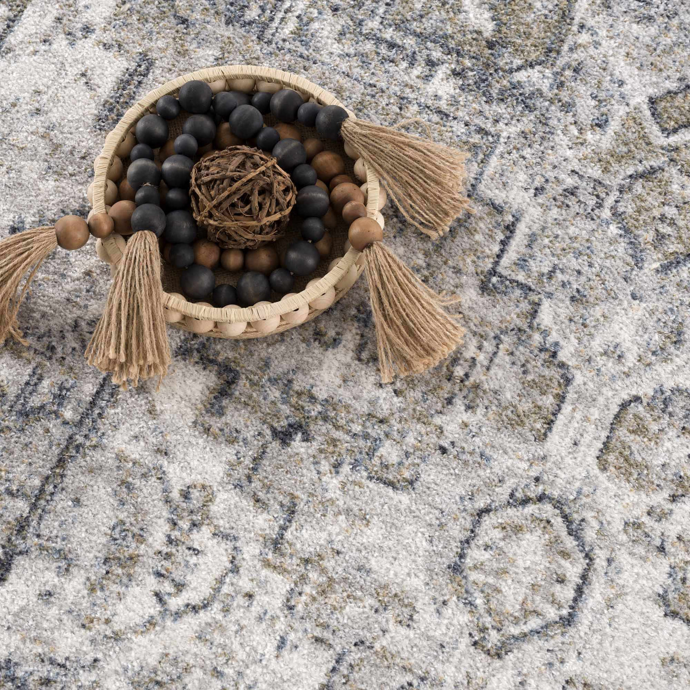 Hera Olive Boutique Washable Rug by Boutique Rugs