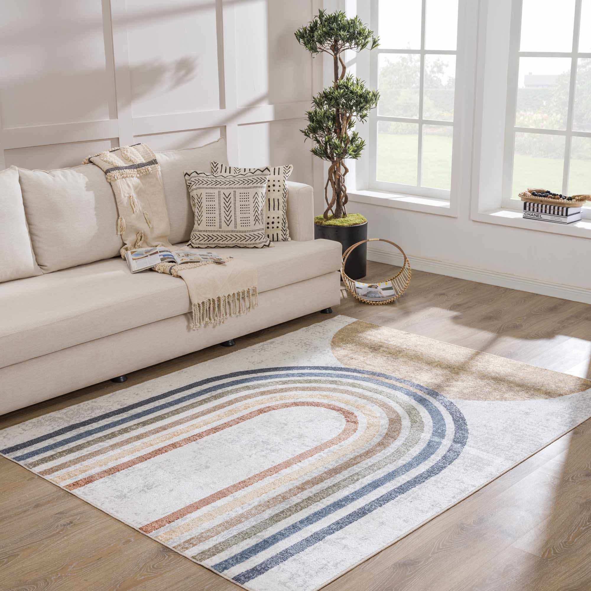 Giza Washable Area Rug by Boutique Rugs