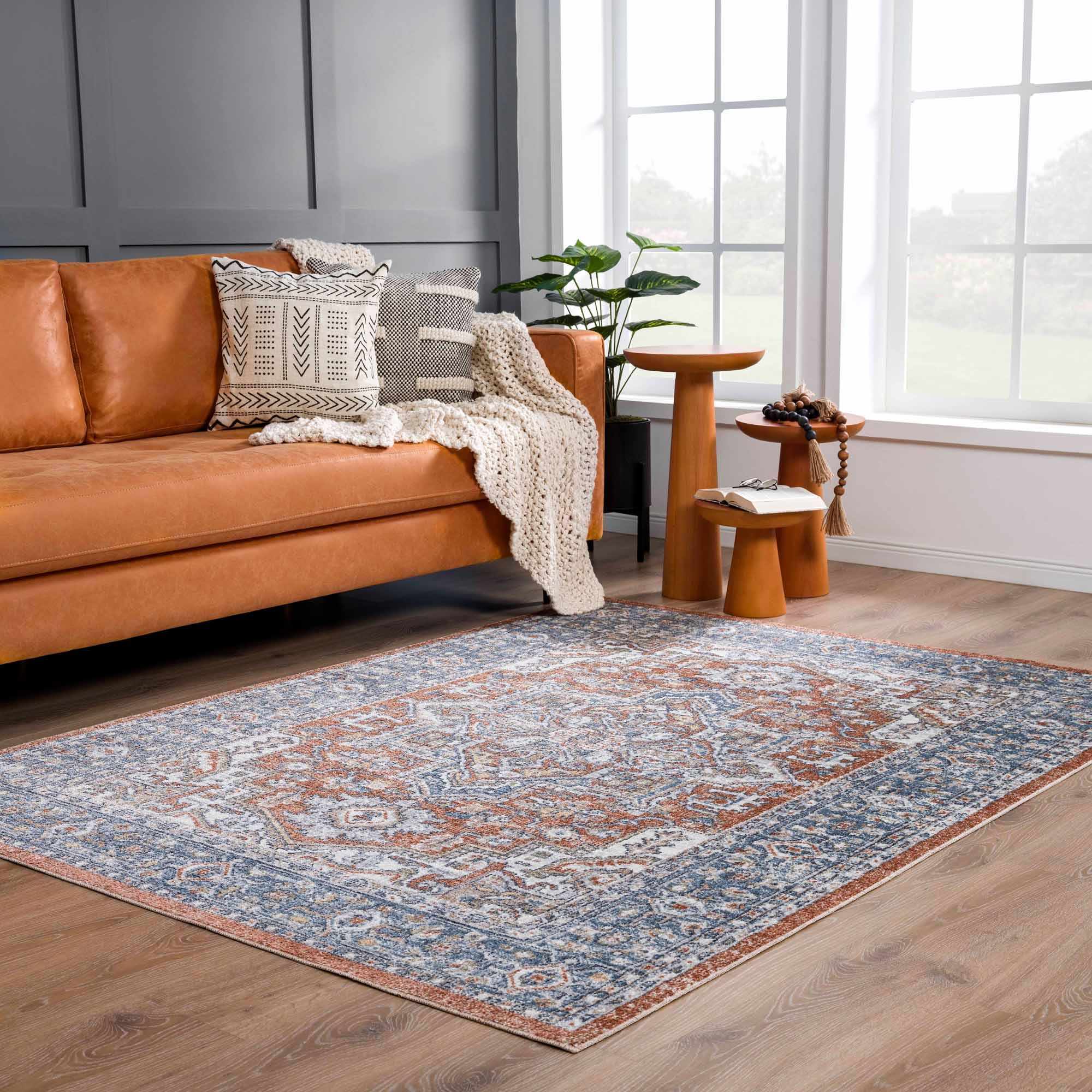 Ember Washable Area Rug - Clearance by Boutique Rugs