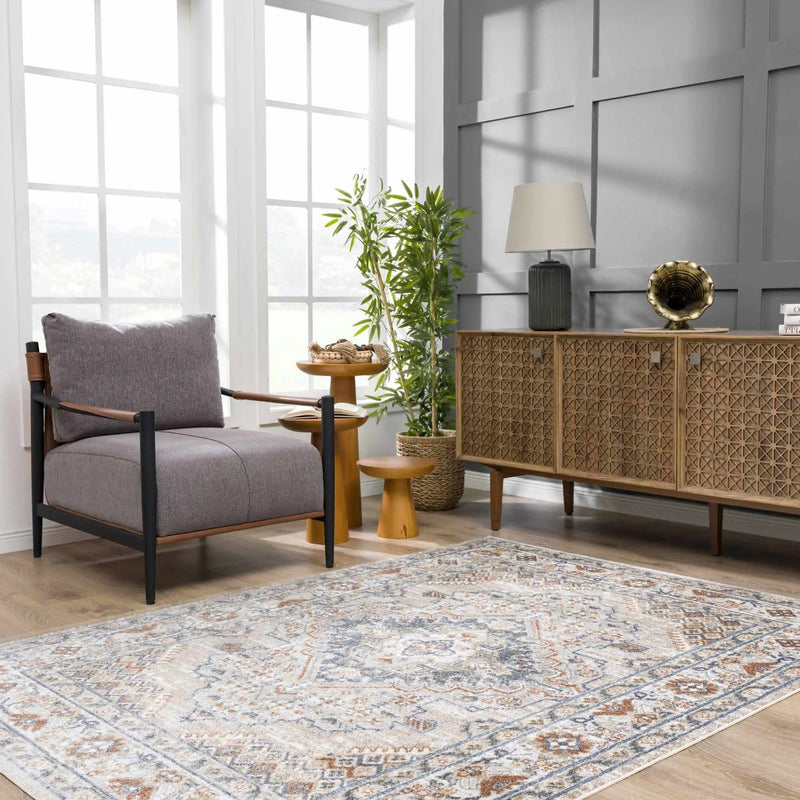 Erez Flat Pile Washable Rug by Boutique Rugs