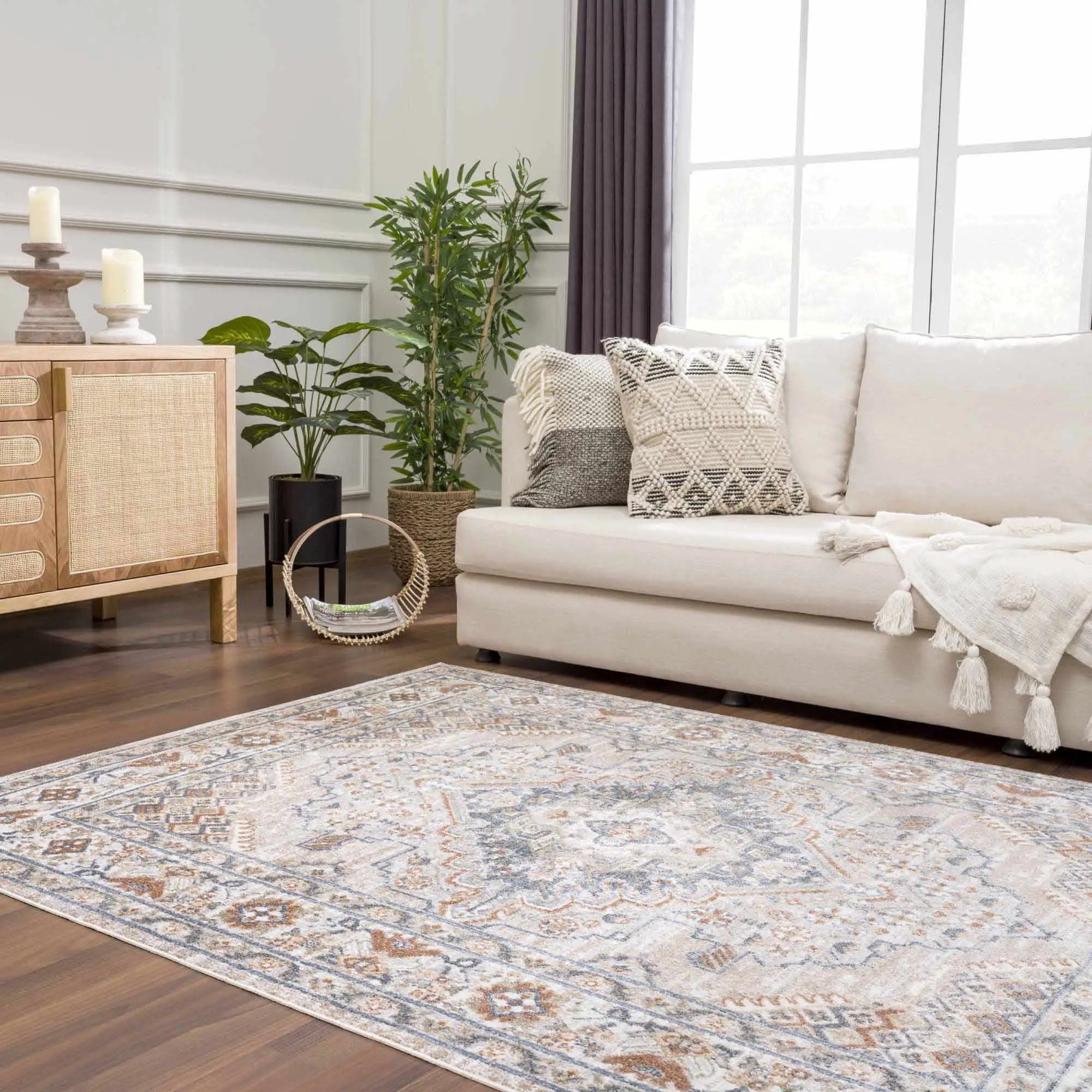Erez Flat Pile Washable Rug by Boutique Rugs