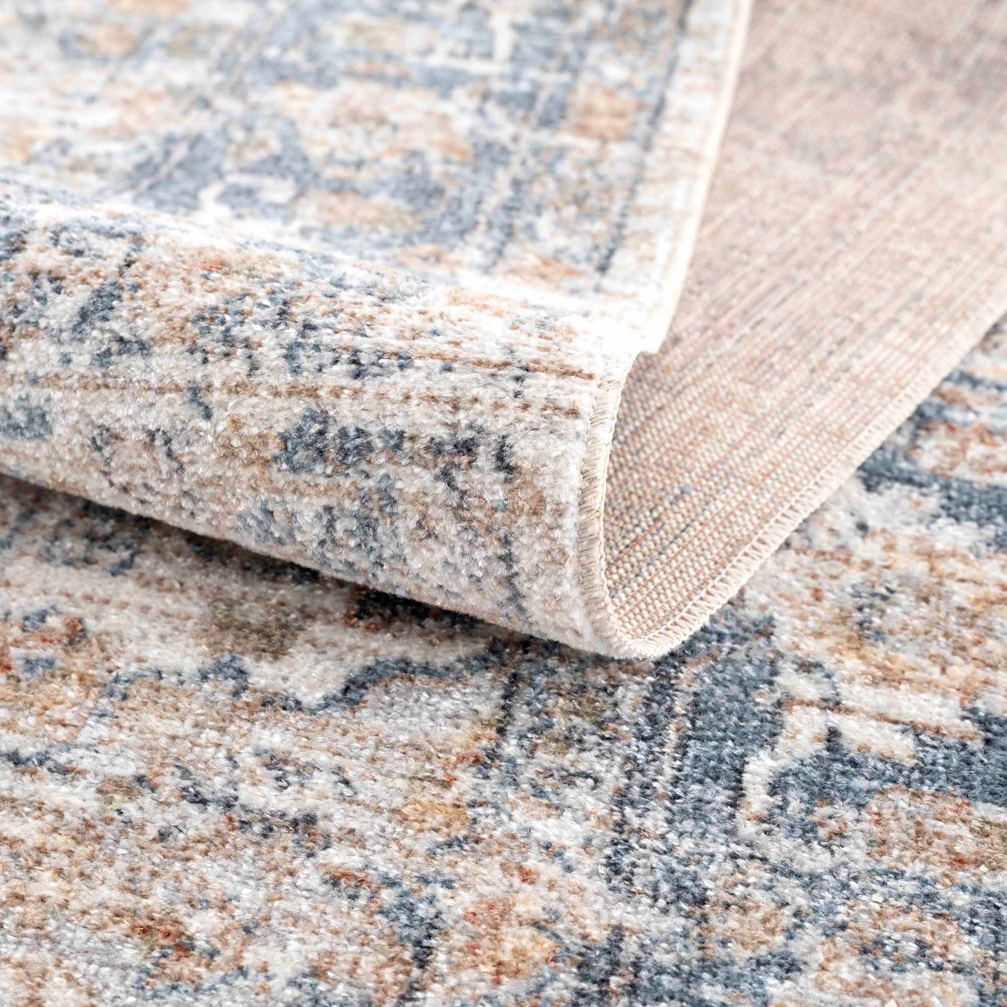 Ezri Cream Washable Area Rug by Boutique Rugs