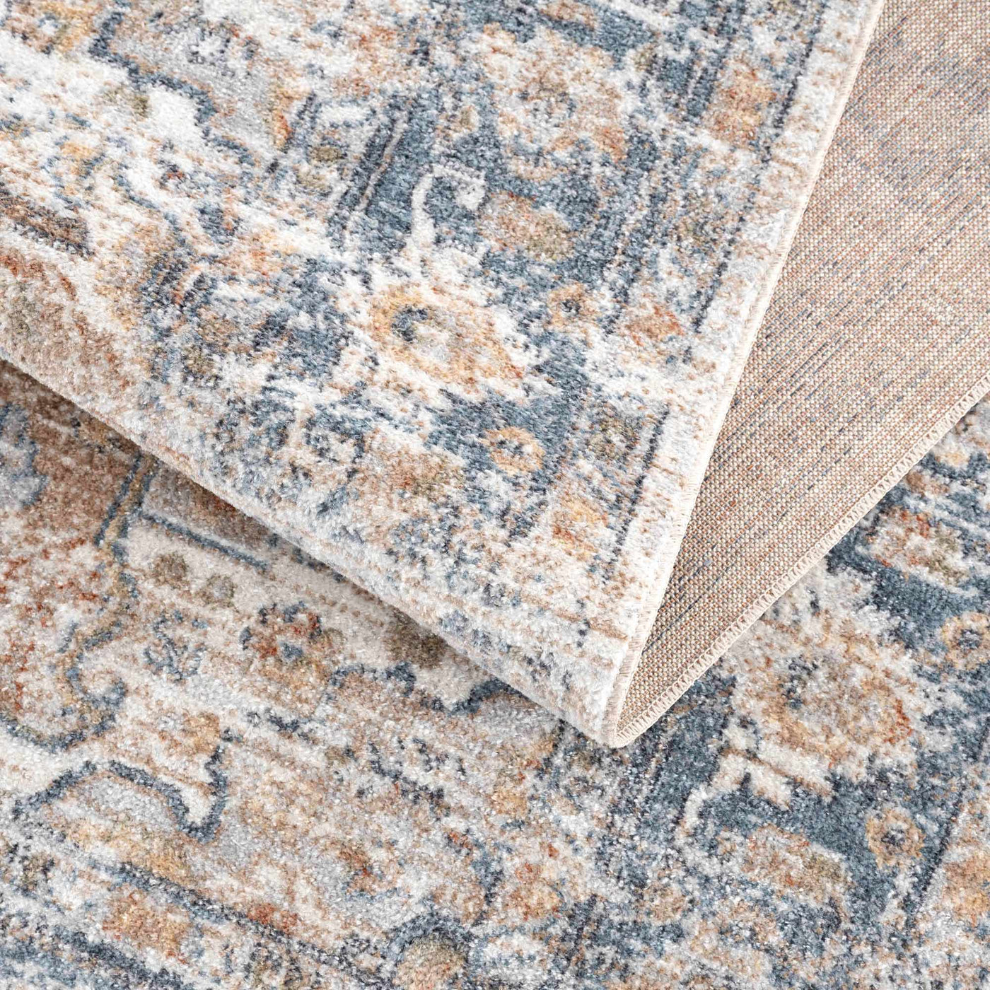 Ezri Cream Washable Area Rug by Boutique Rugs