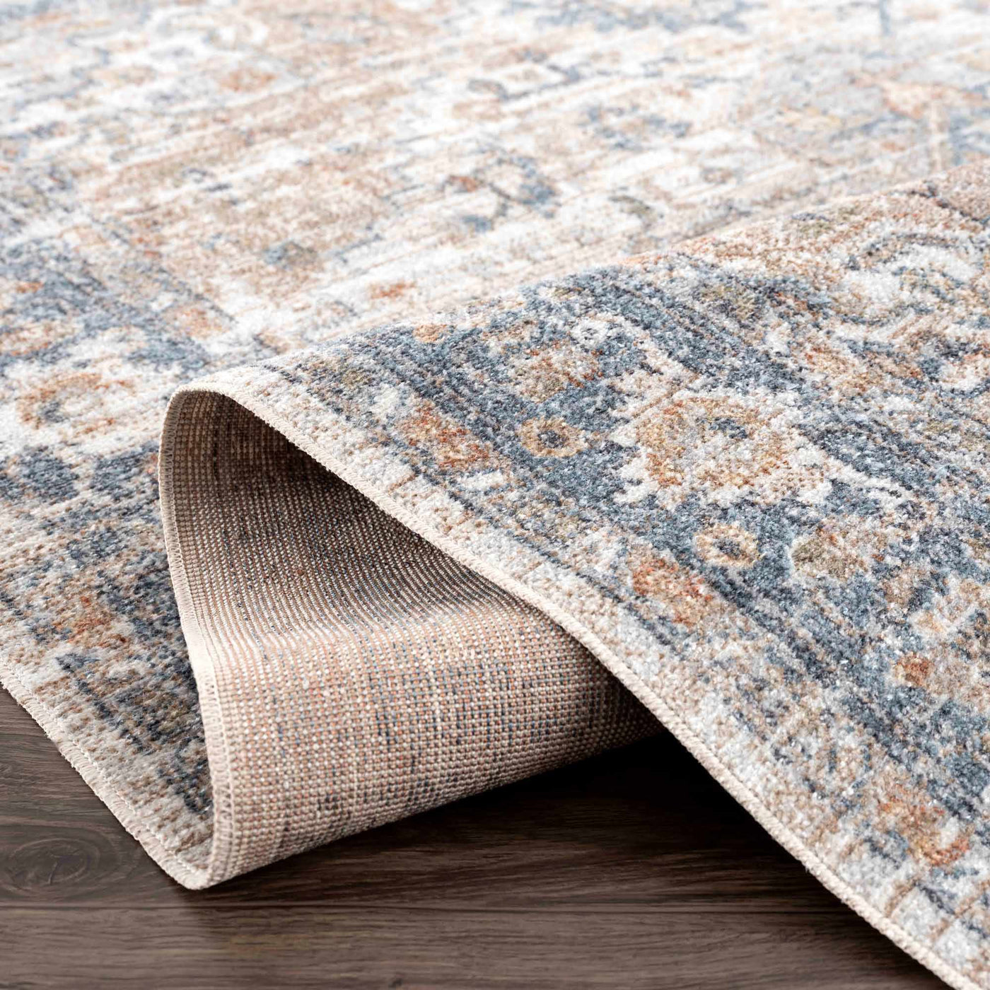 Ezri Cream Washable Area Rug by Boutique Rugs