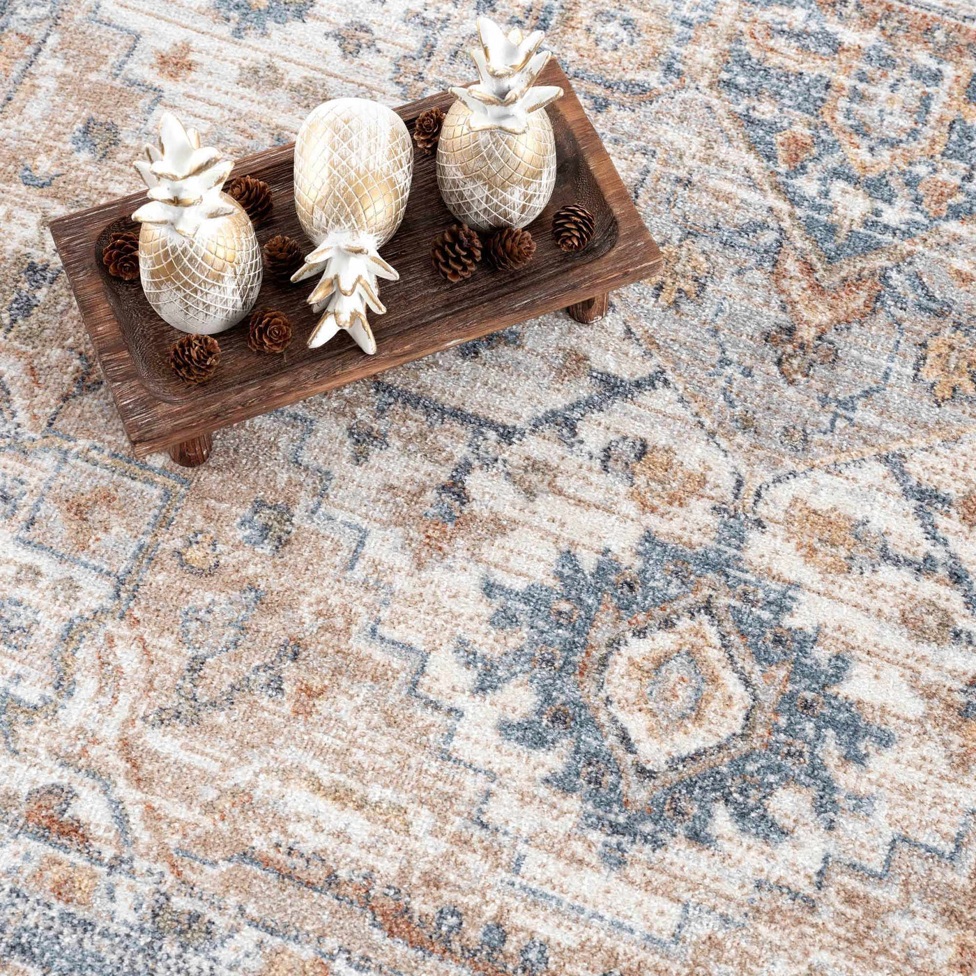 Ezri Cream Washable Area Rug by Boutique Rugs
