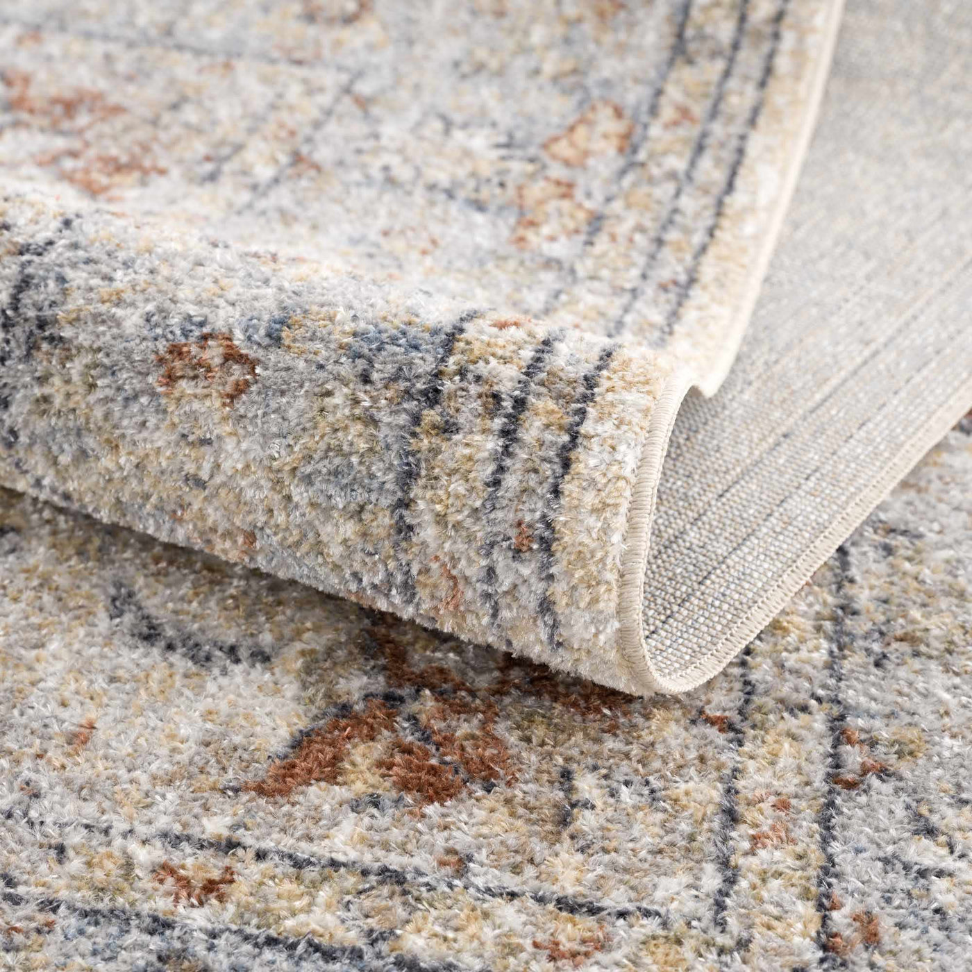 Emke Flat Pile Washable Rug - Clearance by Boutique Rugs
