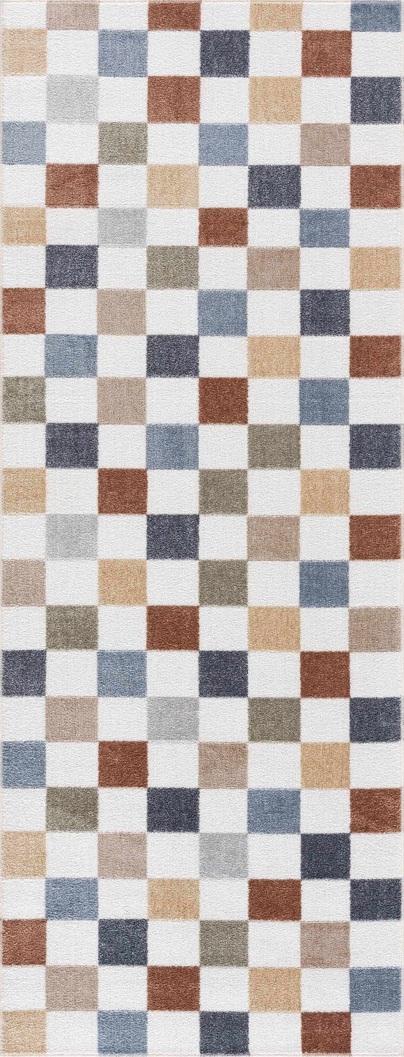 Alie Colorful Checkered Washable Rug by Boutique Rugs