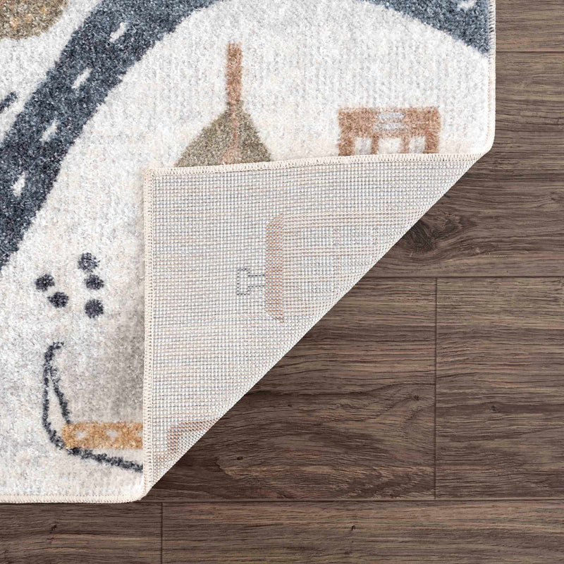 Mave Roads Washable Rug for Kids by Boutique Rugs