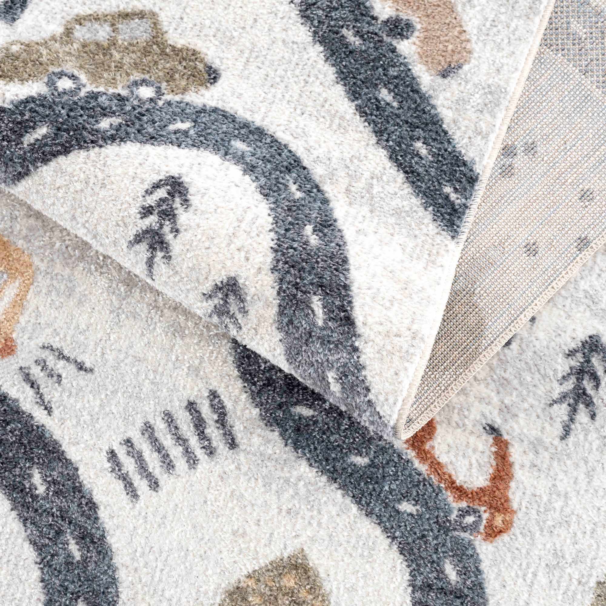 Mave Roads Washable Rug for Kids by Boutique Rugs