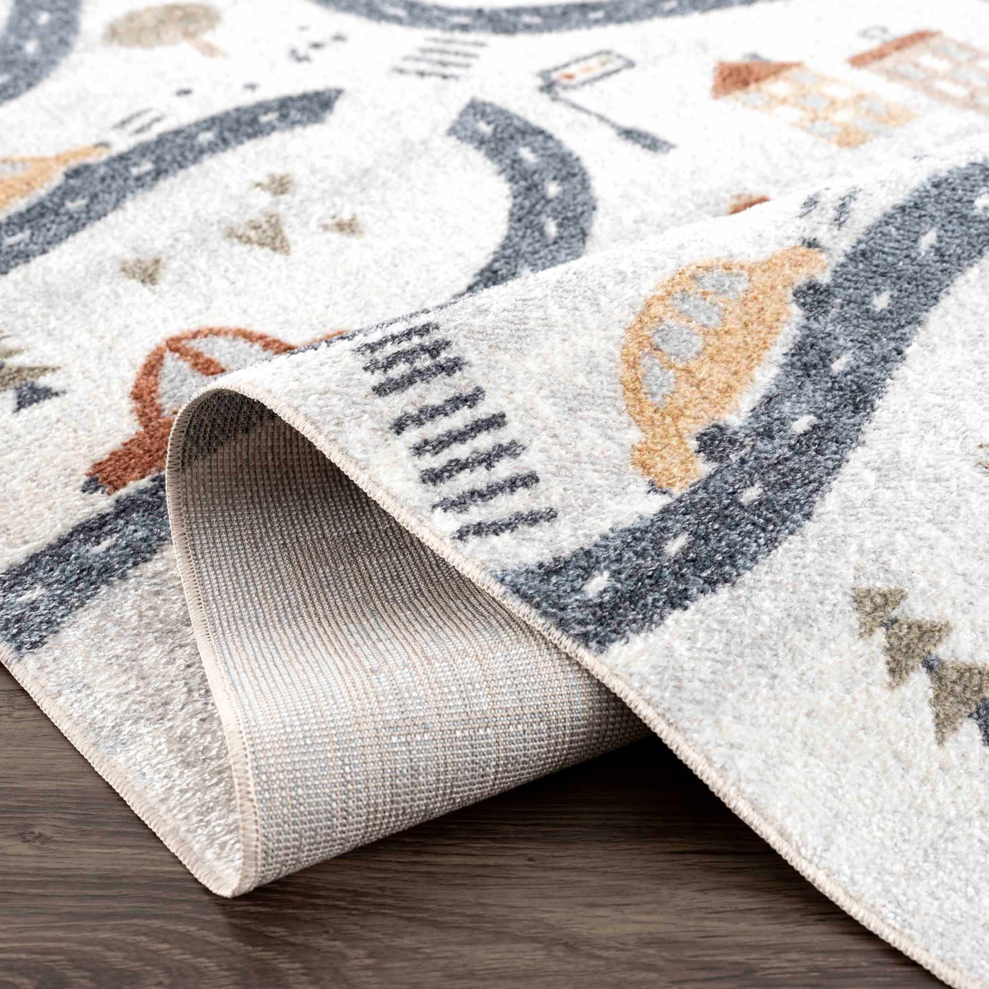 Mave Roads Washable Rug for Kids by Boutique Rugs