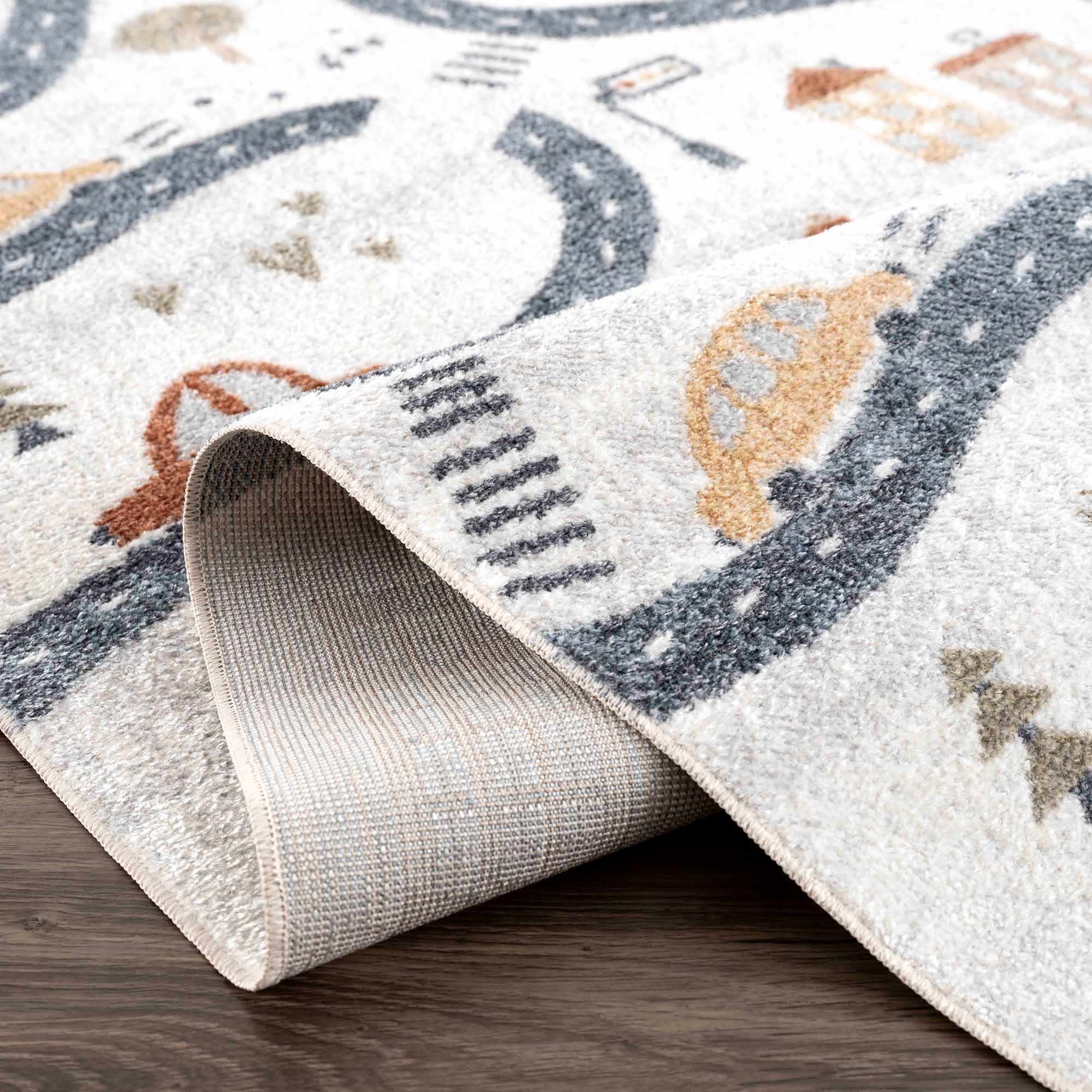 Mave Roads Washable Rug for Kids by Boutique Rugs