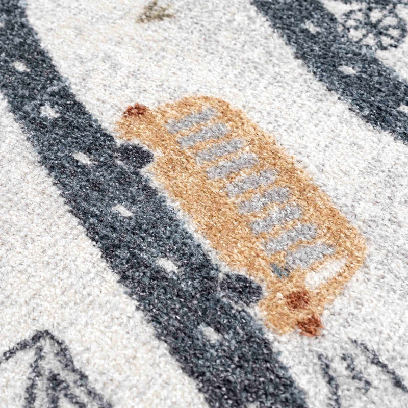 Mave Roads Washable Rug for Kids by Boutique Rugs
