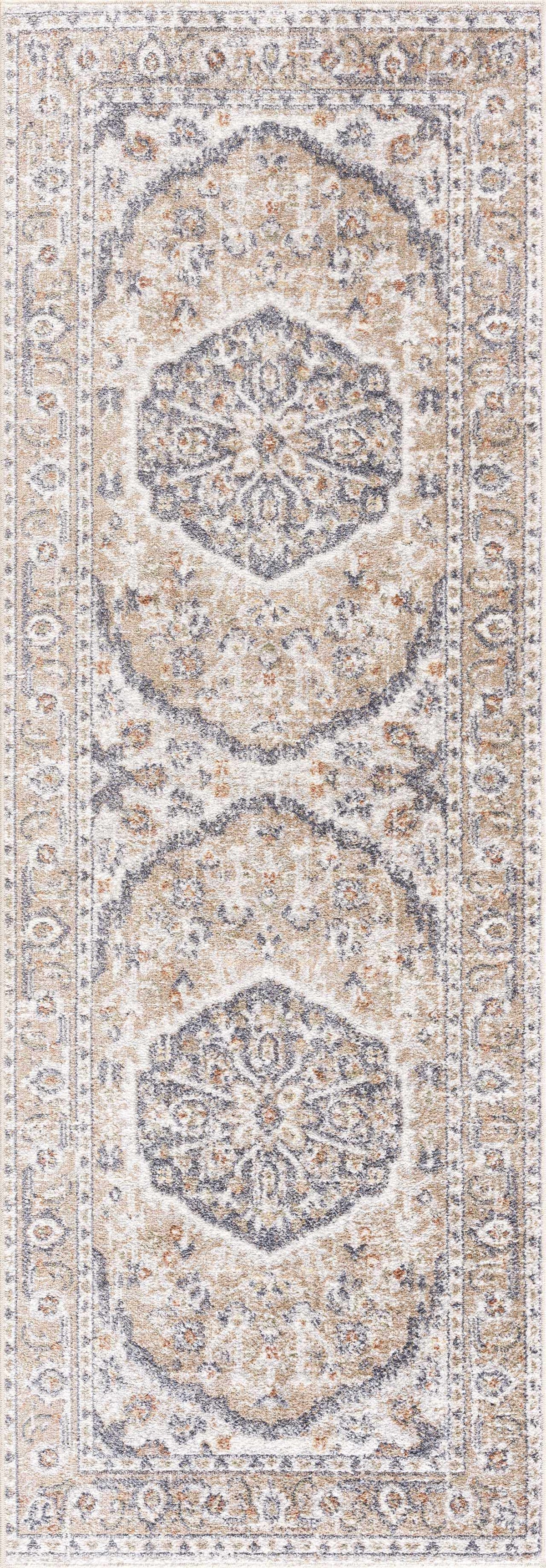 Beige Hiti Washable area rug, photo 5 of 16