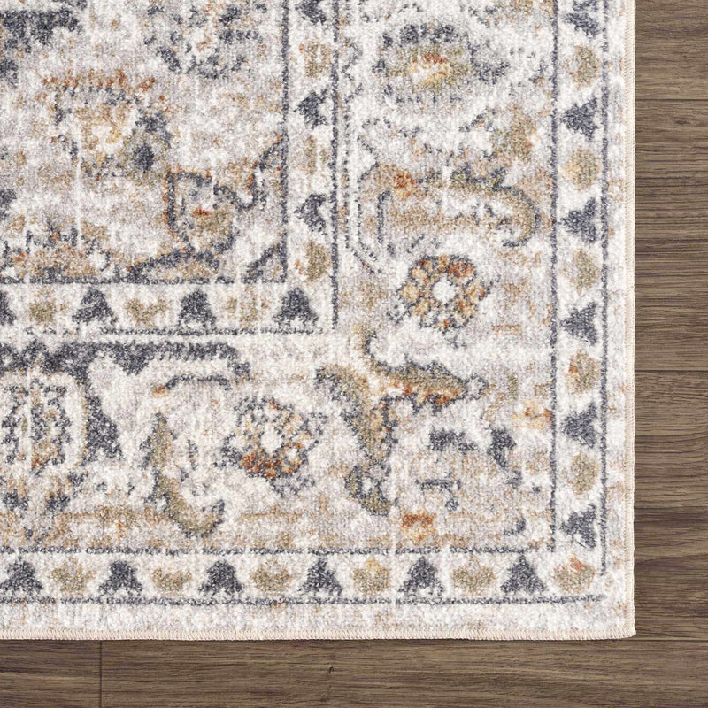 Cream Hiti Washable area rug by Hauteloom