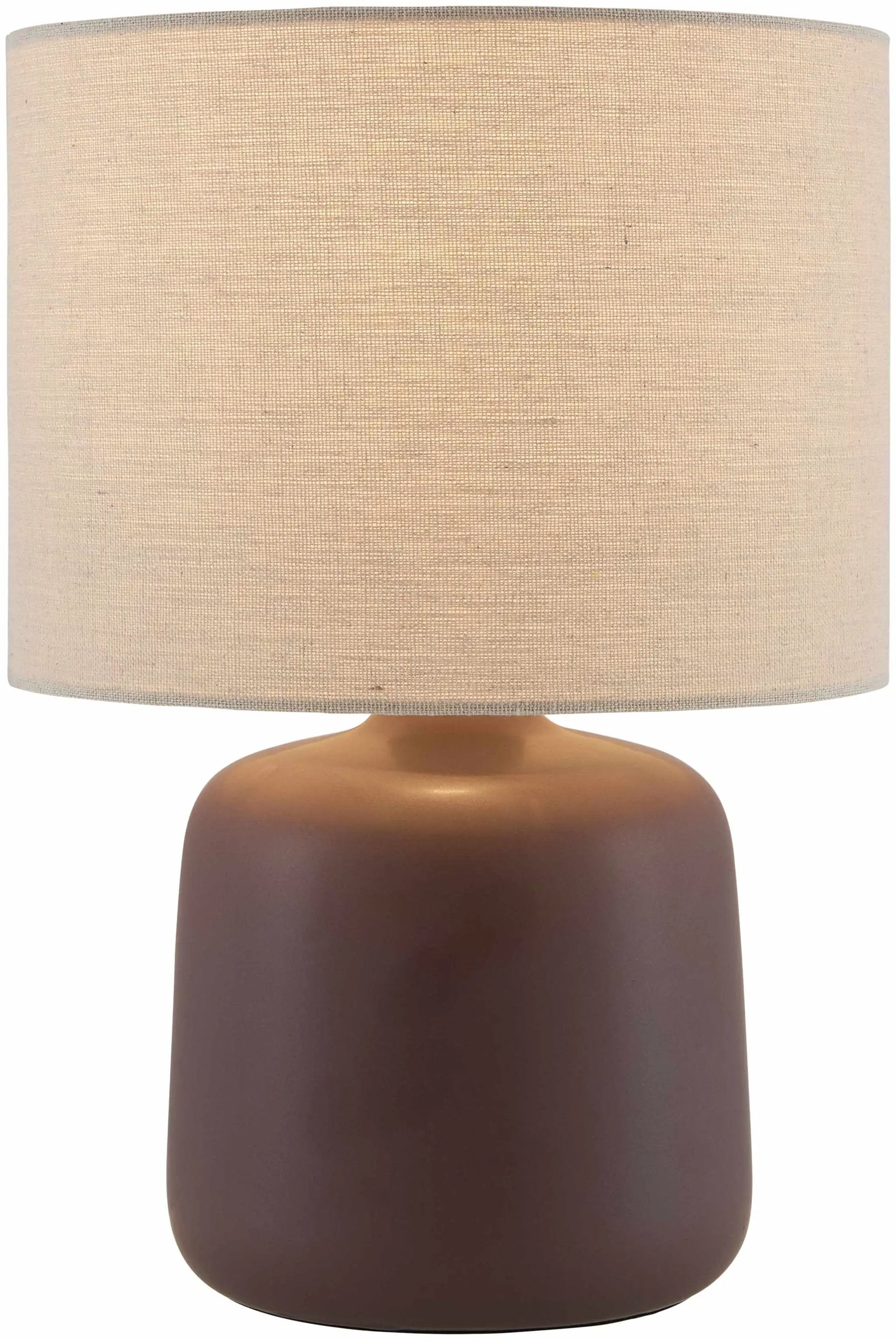 Lumellogno Dark Brown Table Lamp by Boutique Rugs