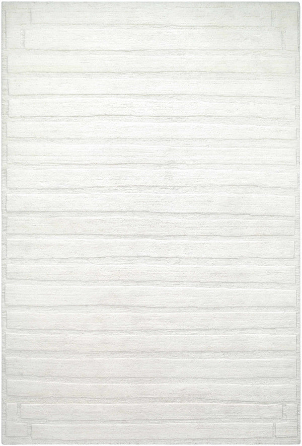 Aurex Cream Stepped Arch Art Deco Wool Handmade Area Rug - Clearance
