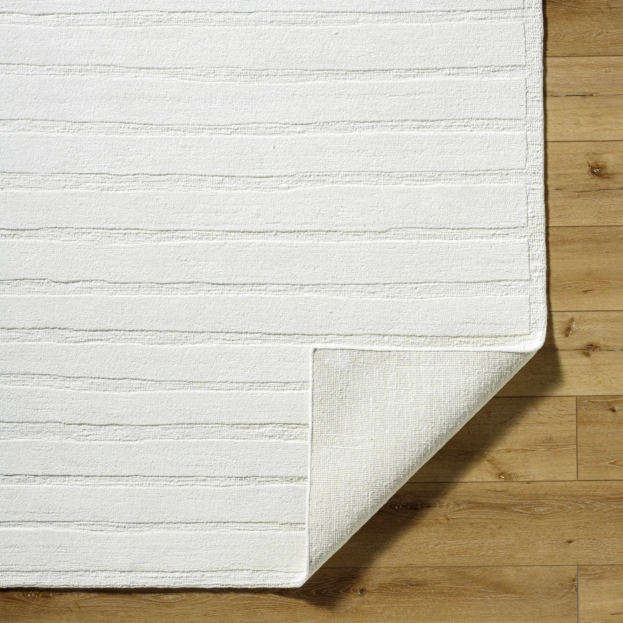 Aurex Cream Stepped Arch Art Deco Wool Handmade Area Rug - Clearance by Boutique Rugs