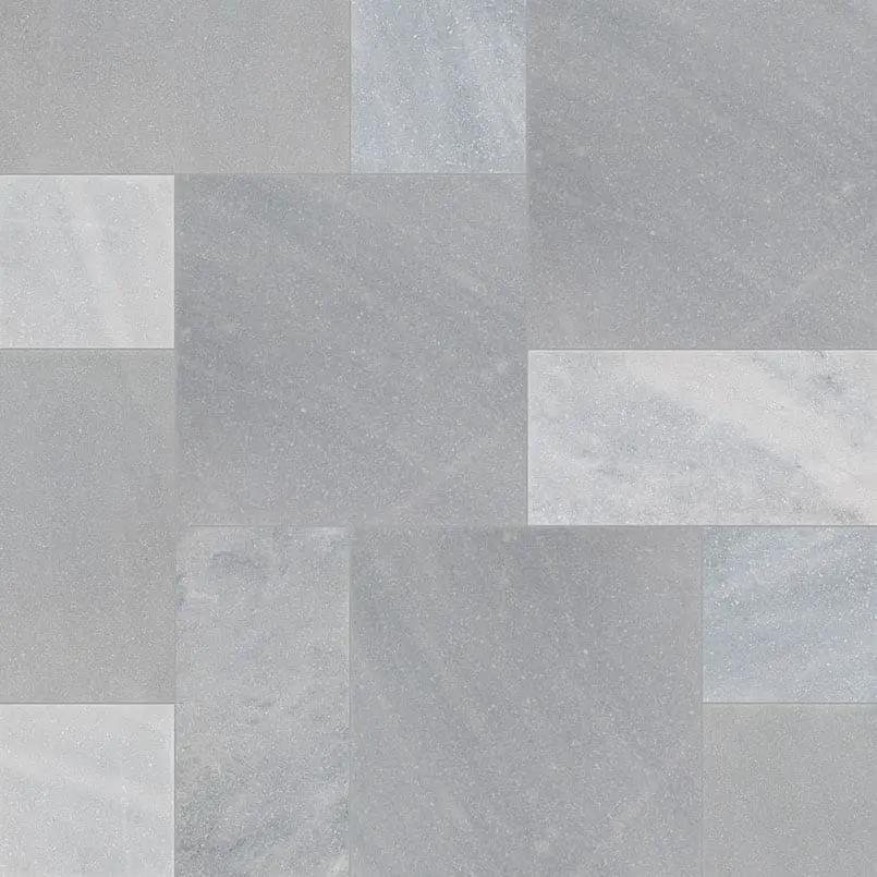 Cosmic Gray Pavers Sandblasted Pattern Marble close up