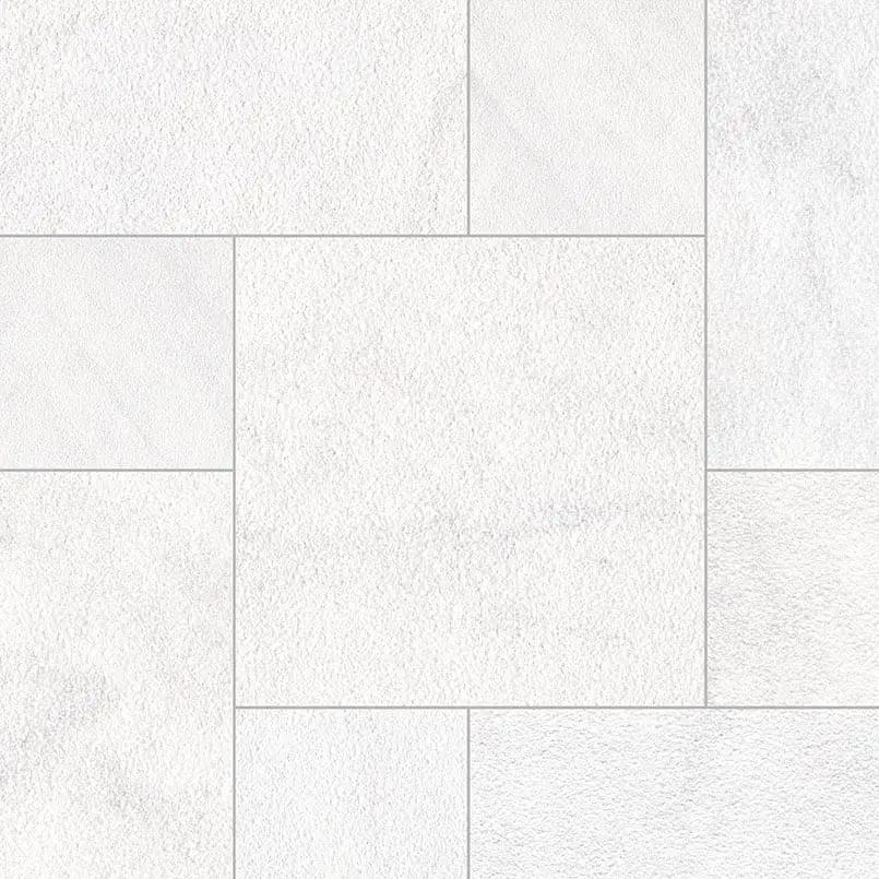 Crystal White Paver Sandblasted Marble close up