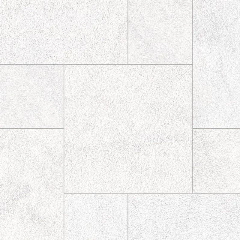 Crystal White Paver Sandblasted Marble close up