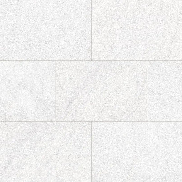 Crystal White Paver Sandblasted Marble 16x24