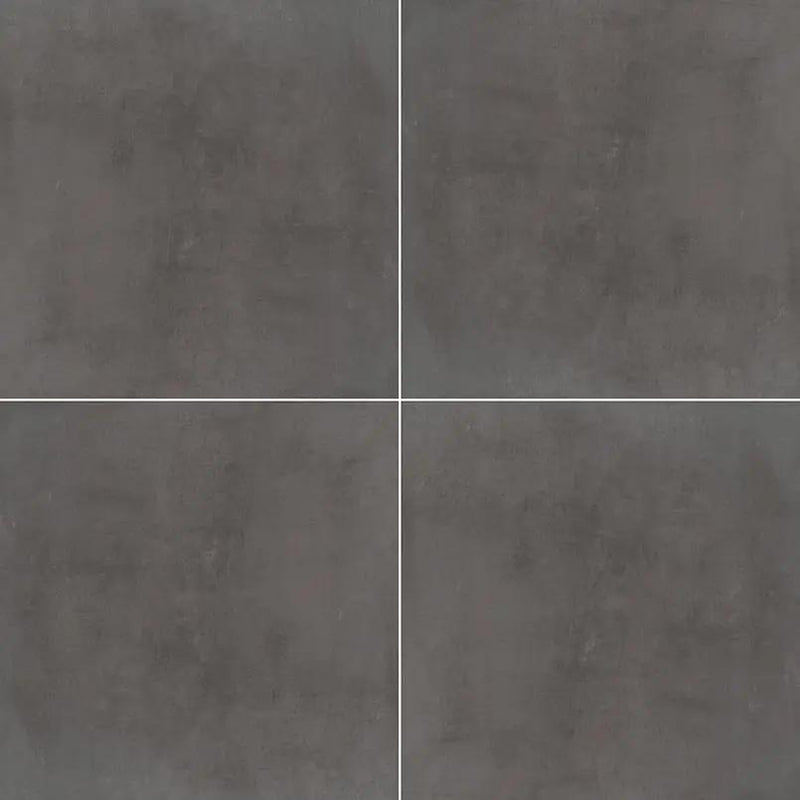 Beton Antracite Matte Porcelain Pavers 24x24 close up