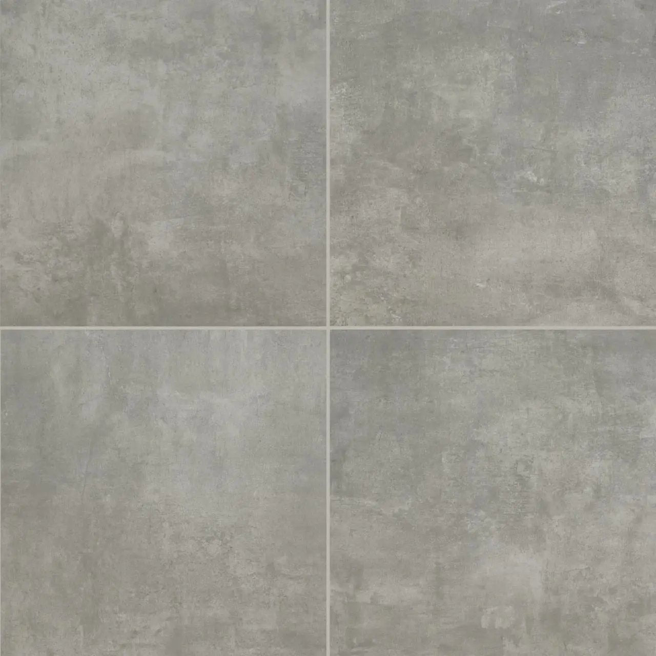 Beton Grey Matte Concrete Look Porcelain Pavers 24x24 close up