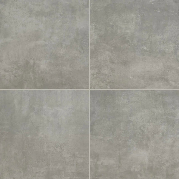 Beton Grey Matte Concrete Look Porcelain Pavers 24x24