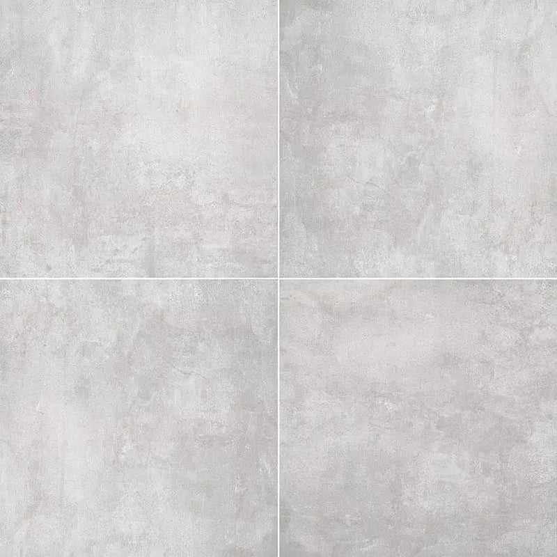 Beton Grey Matte Concrete Look Porcelain Pavers 24x24 close up
