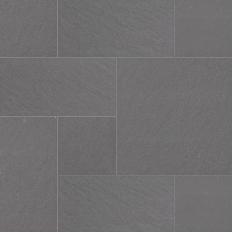 Bluestone Matte Pattern Porcelain Pavers close up