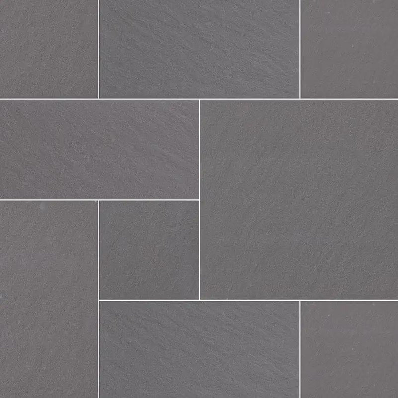 Bluestone Matte Pattern Porcelain Pavers close up