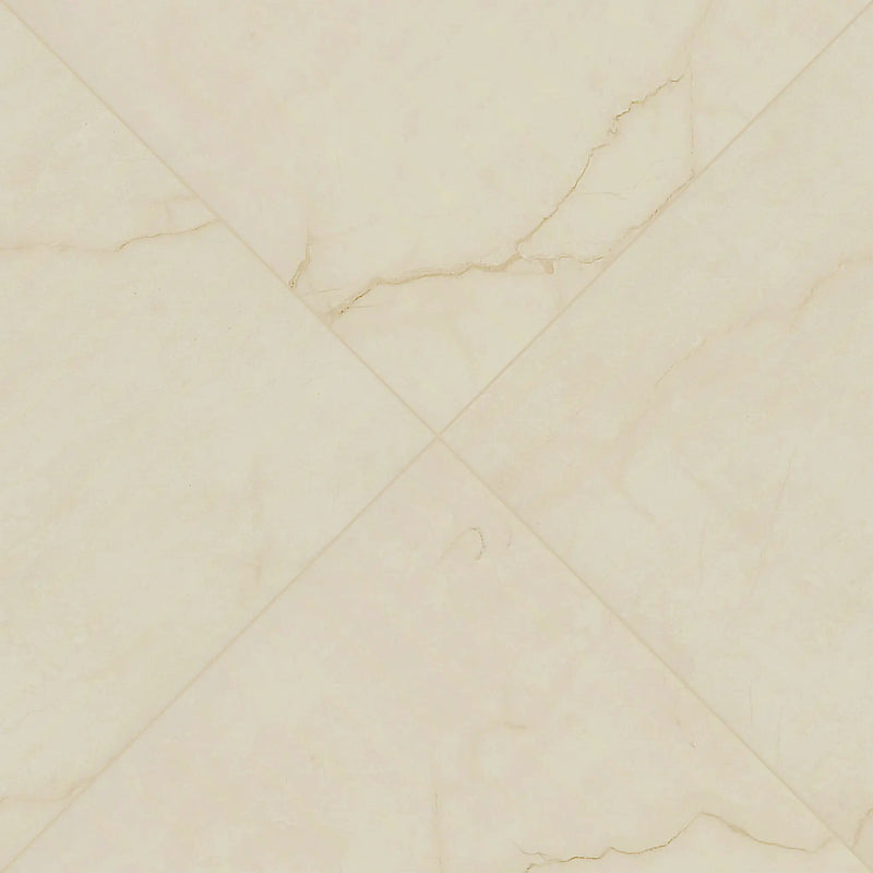 Brighton Crema Matte Porcelain Pavers 24x48 angled view