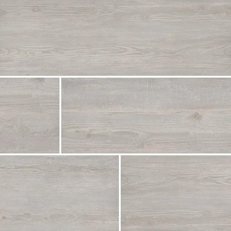 Caldera Grigia Matte Wood Look Porcelain Pavers 16x47 close up