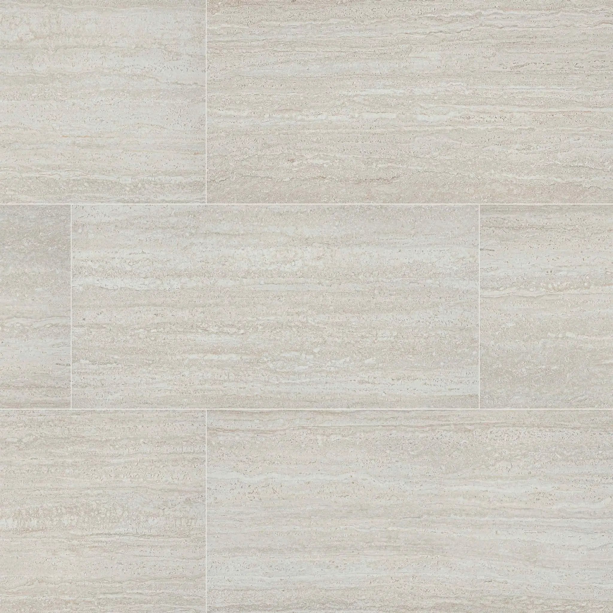 Cordova Lablanca Matte Travertine Look Porcelain Pavers 24x48 close up